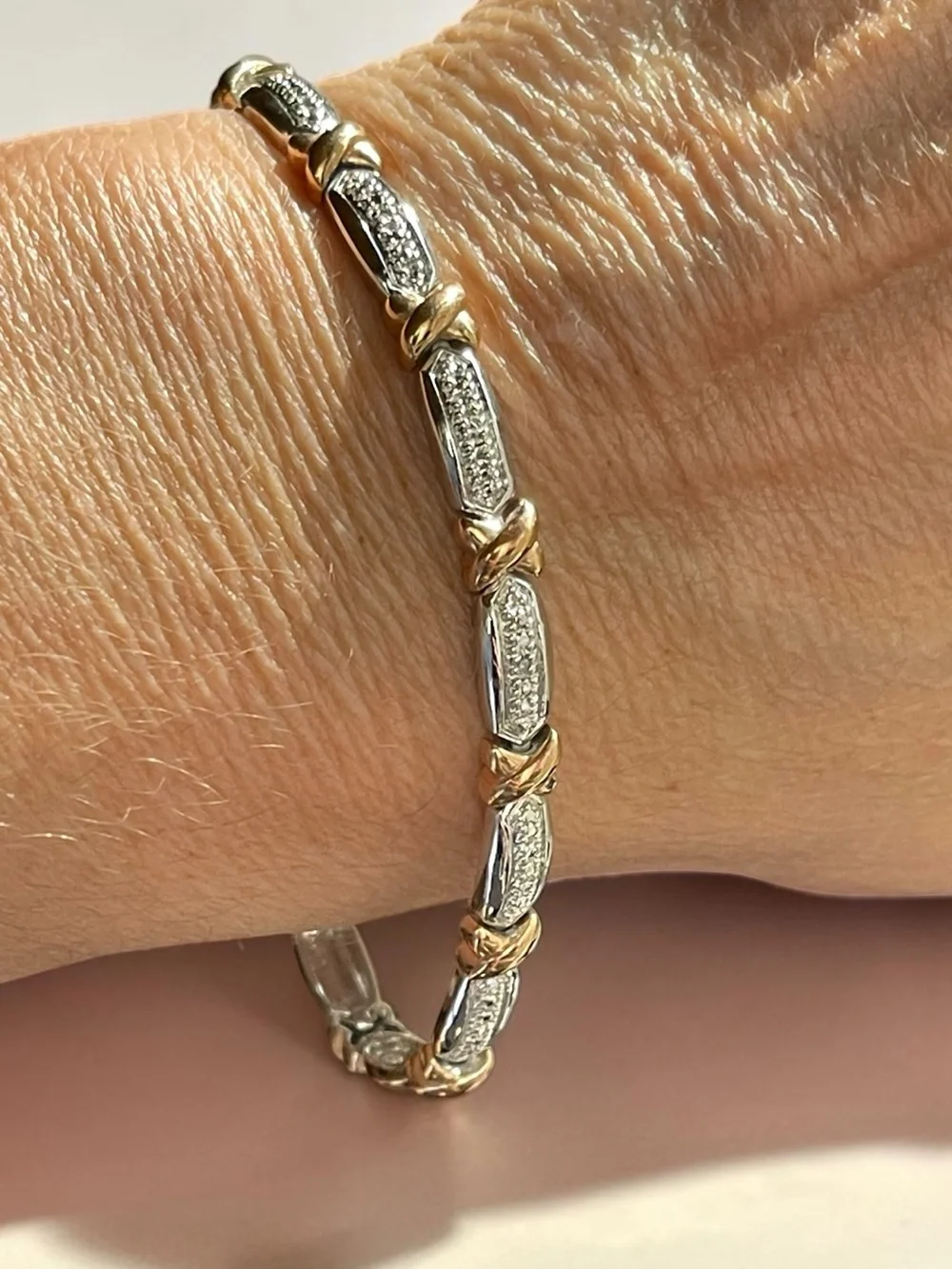Ross-Simons Diamond Moissanite Tennis Bracelet